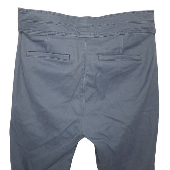 Made And Loved Loft Women's Mid-Rise Ankle Pants Sz 28/6 Skinny Stretch Gray - Picture 8 of 10